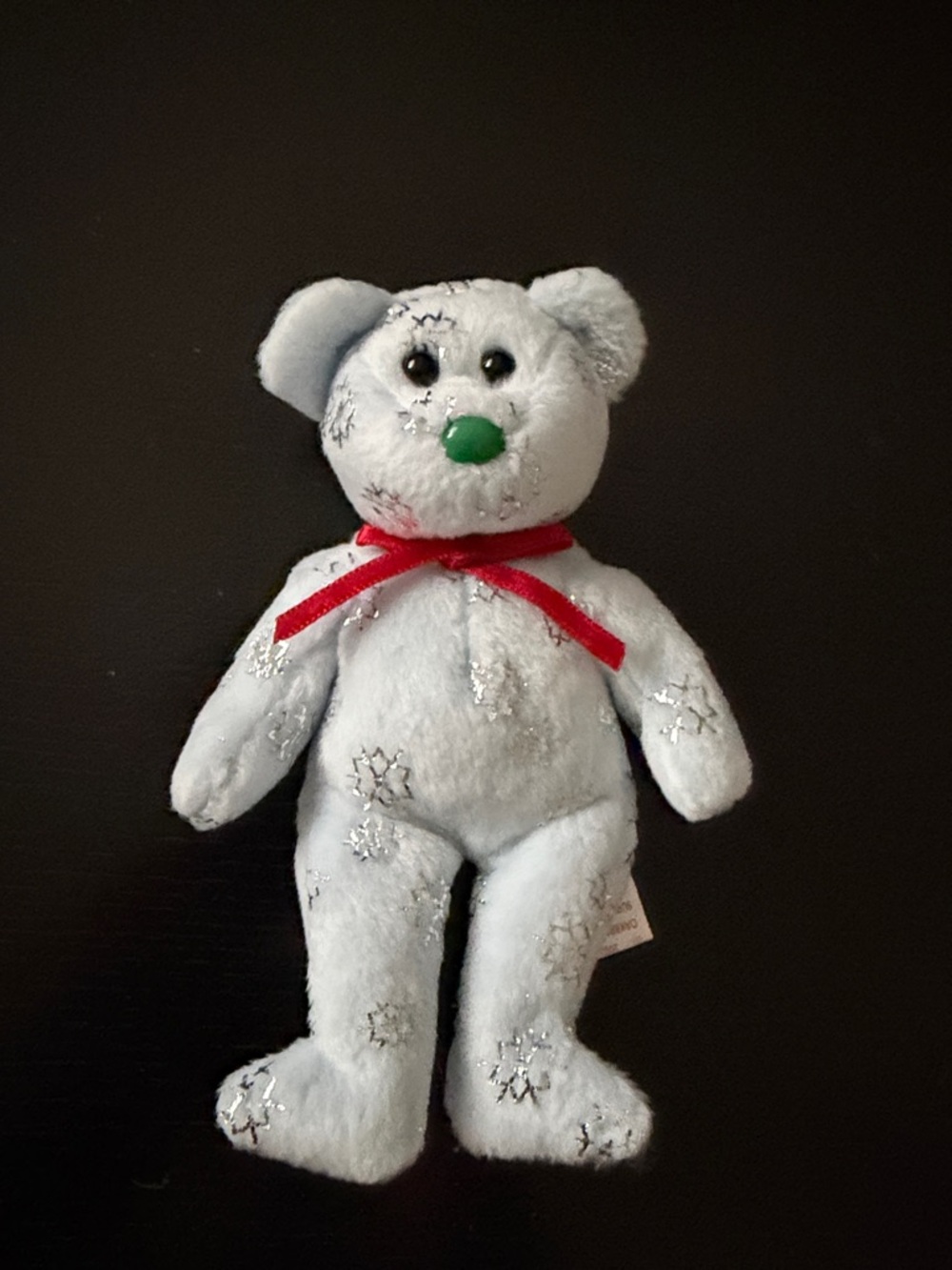 Ty Jingle Beanies Collection.  Snowflake Bear “Flaky”